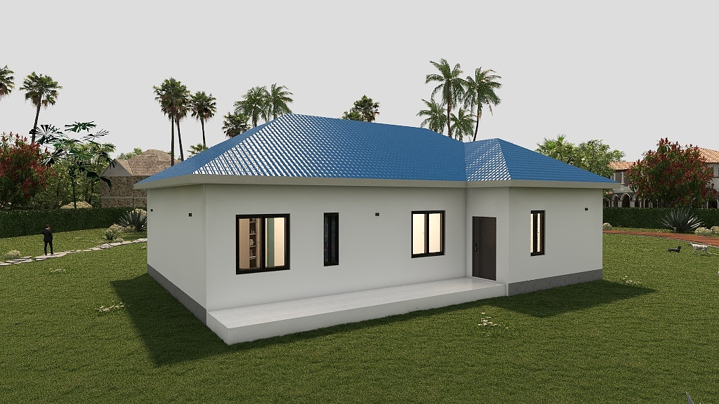 Villa back view